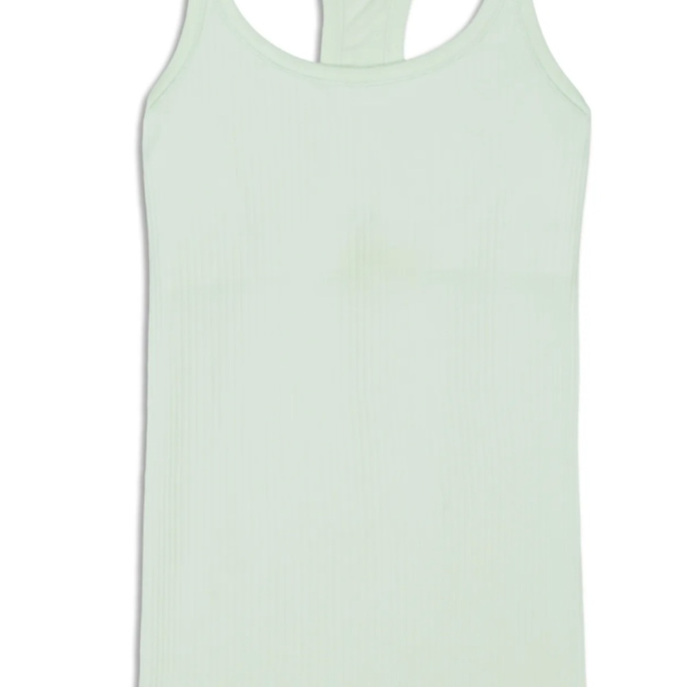 Lululemon Ebb to Street Tank Top Light Support in size 6 in Mint Moment